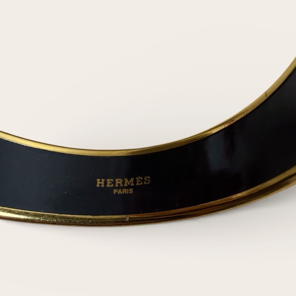 Hermes - Gold Enamel Multicolor Bracelet - Picture 2 of 8